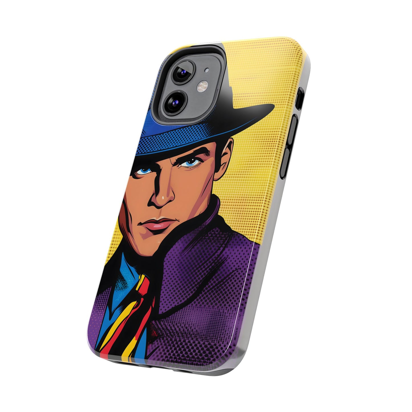 Tough Phone Cases Pop Art Modern Edge Guy Noir 04