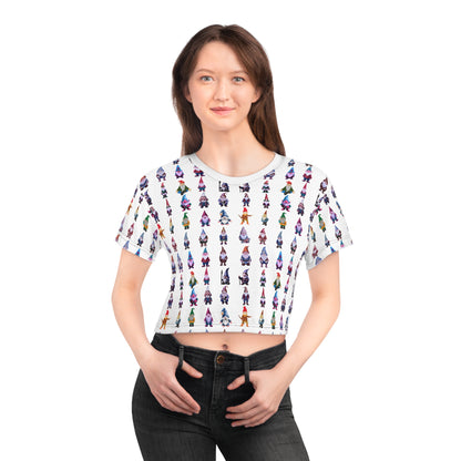 White-Gnome - Crop Tee