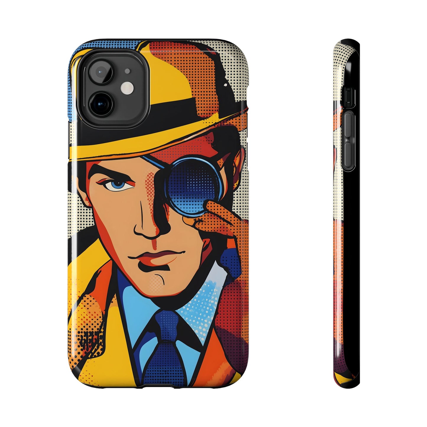 Tough Phone Cases Pop Art Modern Edge Guy Noir 03