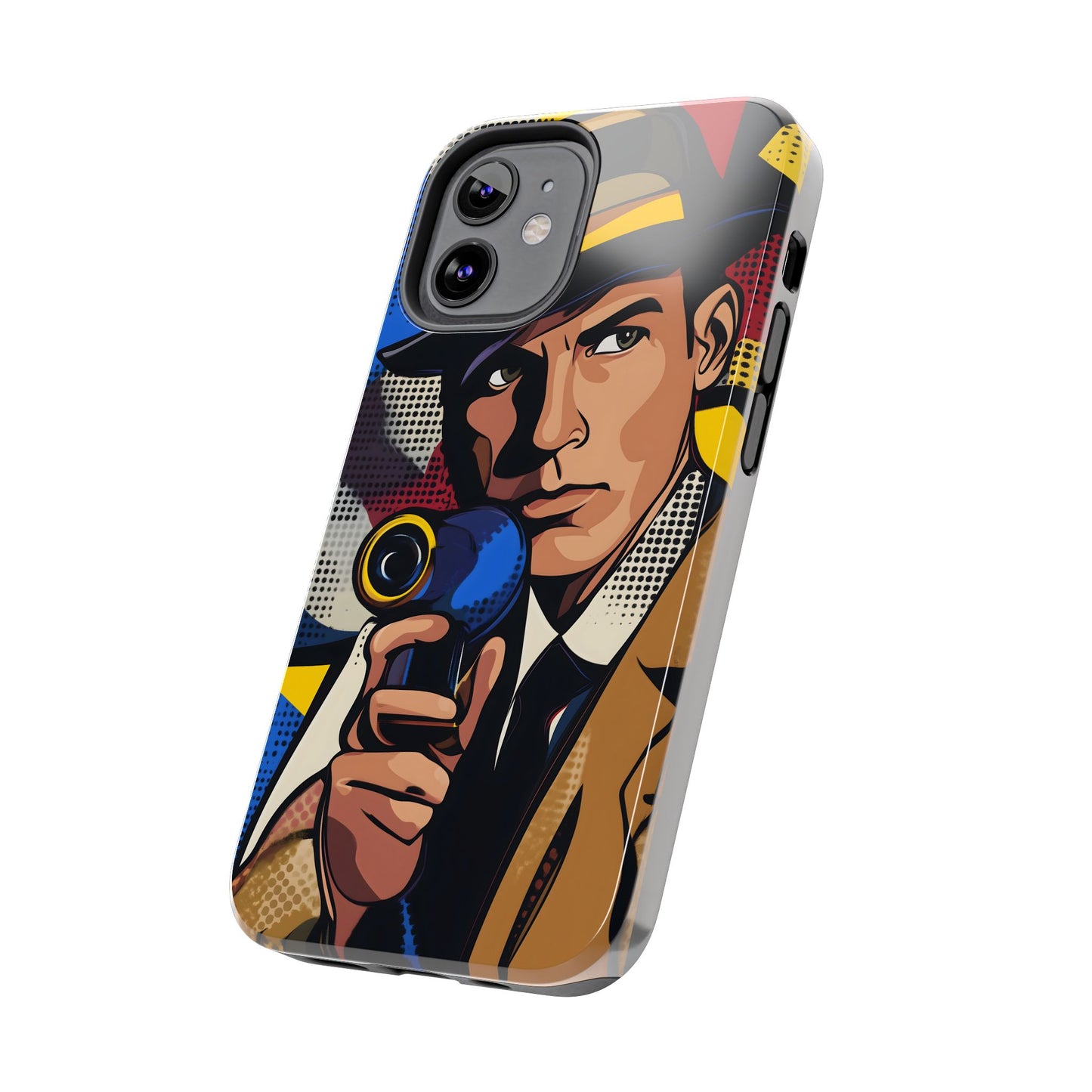 Tough Phone Cases Pop Art Modern Edge Guy Noir 01