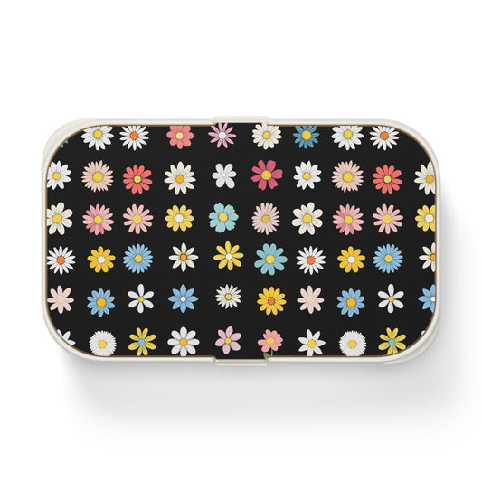 Black - DAISY - Bento Lunch Box