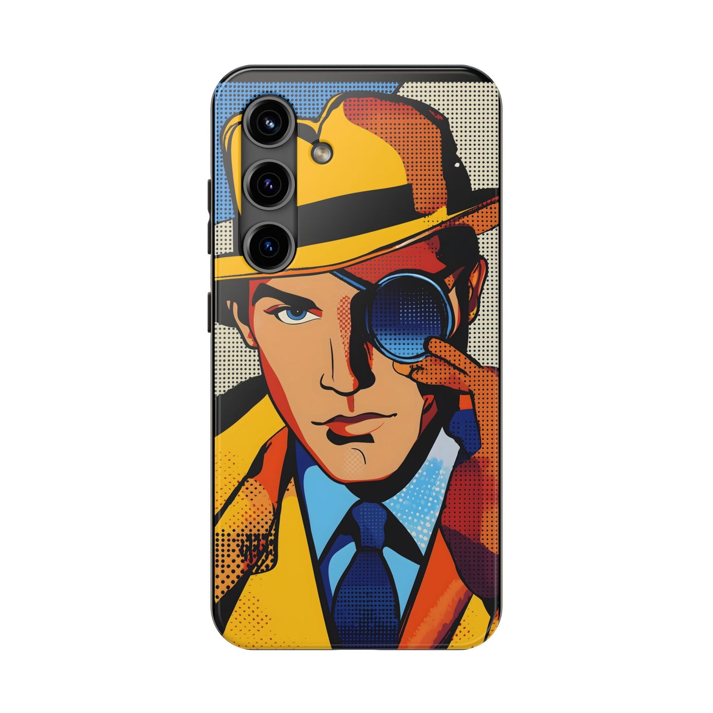 Tough Phone Cases Pop Art Modern Edge Guy Noir 03