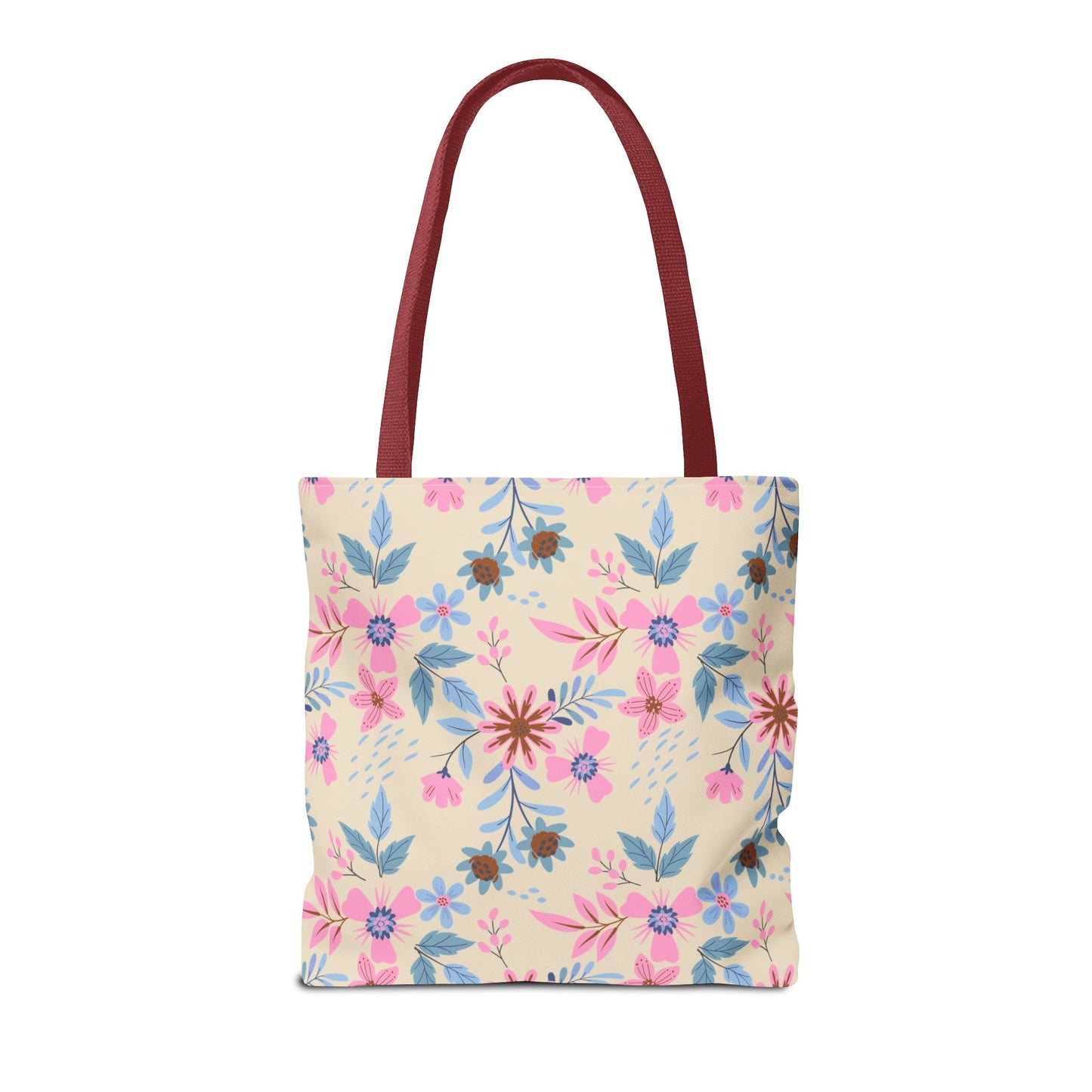 Tote Bag - Floral - Beige