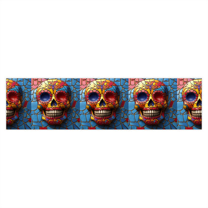 Sugar Skull Bumper Stickers 021 Day of the Dead Dia de Los Muertos, Halloween Decor - Car Decals, Laptop Stickers