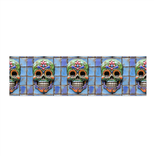 Sugar Skull Bumper Stickers 011, Day of the Dead Dia de Los Muertos, Halloween Decor - Car Decals, Laptop Stickers