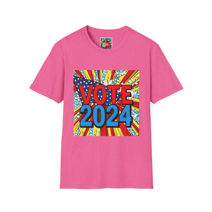 Unisex Softstyle VOTE 2024 3 2024 election shirts