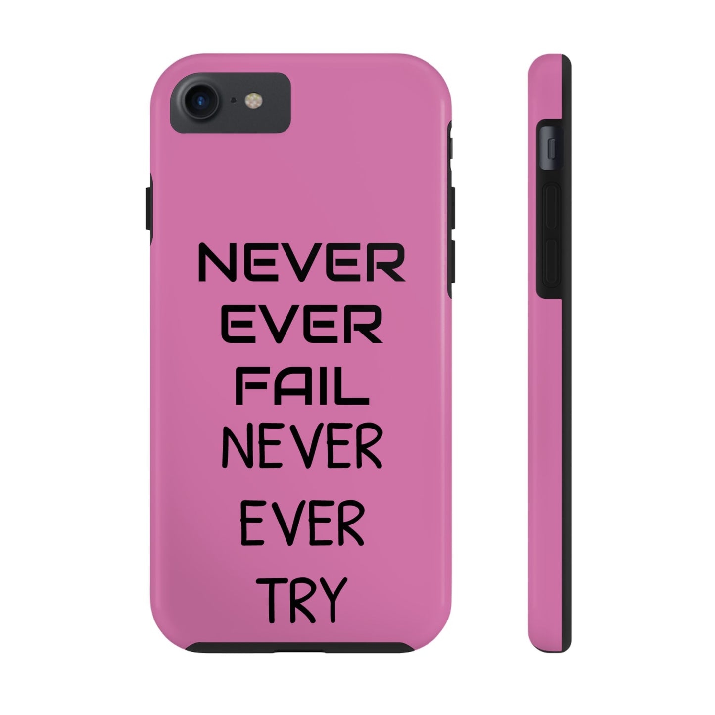 Tough Phone Cases, Just Saying Pink 05 Custom Design Fun Unique Cover, a Gift for Tech Lover