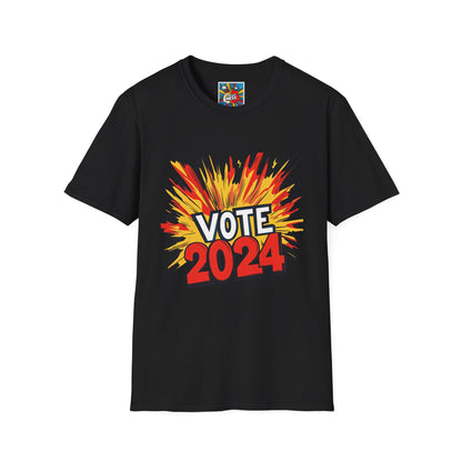 Unisex Softstyle VOTE 2024 11 2024 election shirts