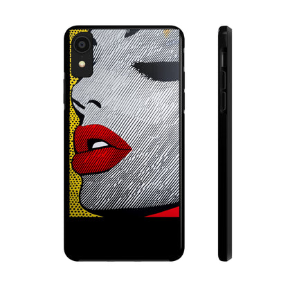 Tough Phone Cases Pop Art Modern Edge 01 Black