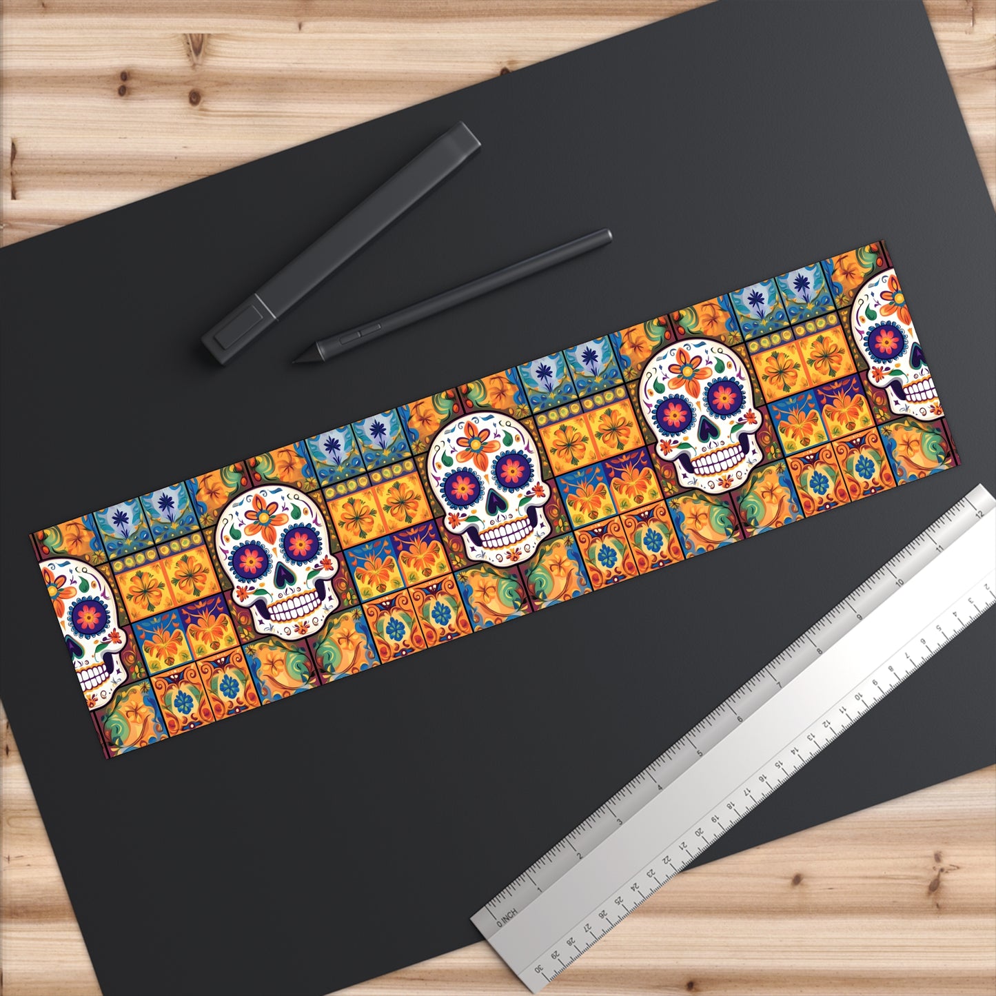 Sugar Skull Bumper Stickers 022 Day of the Dead Dia de Los Muertos, Halloween Decor - Car Decals, Laptop Stickers