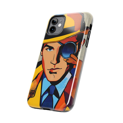 Tough Phone Cases Pop Art Modern Edge Guy Noir 03