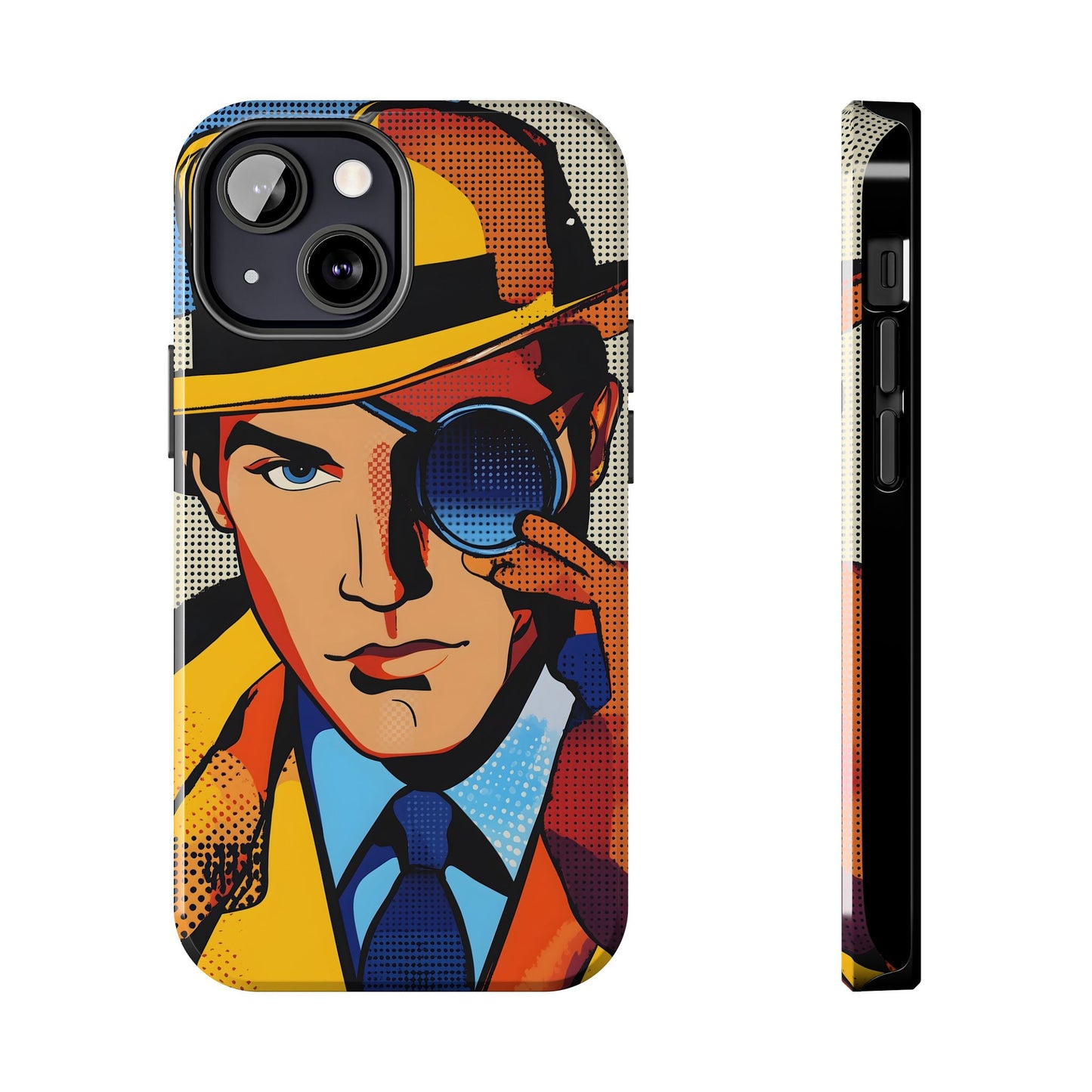 Tough Phone Cases Pop Art Modern Edge Guy Noir 03