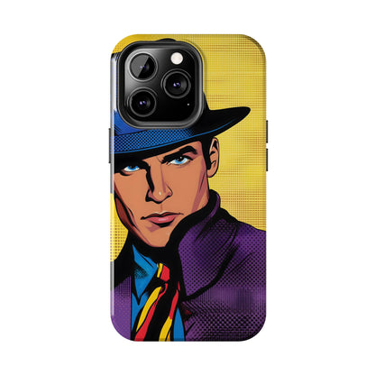 Tough Phone Cases Pop Art Modern Edge Guy Noir 04