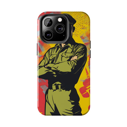 Tough Phone Cases Pop Art Modern Edge Soldier 01