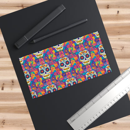 Sugar Skull Bumper Stickers 023 Day of the Dead Dia de Los Muertos, Halloween Decor - Car Decals, Laptop Stickers