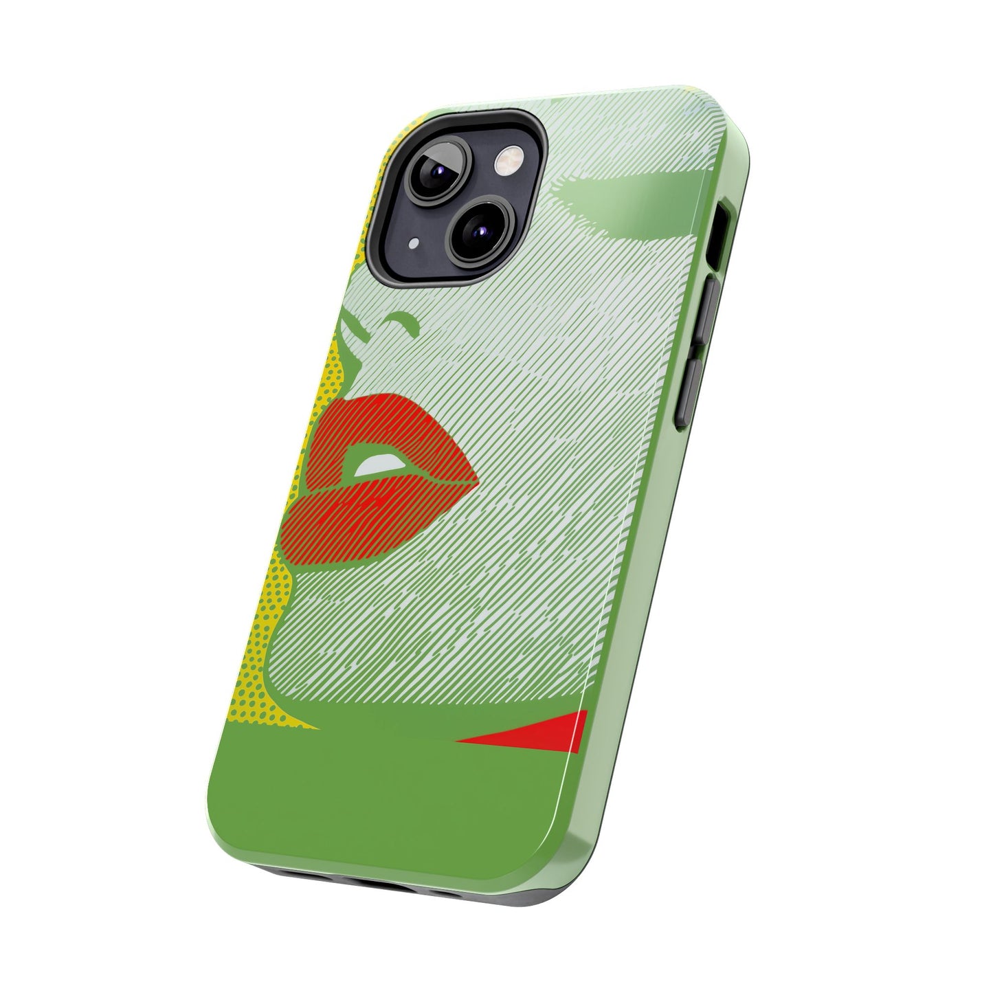 Tough Phone Cases Pop Art Modern Edge 01 Green