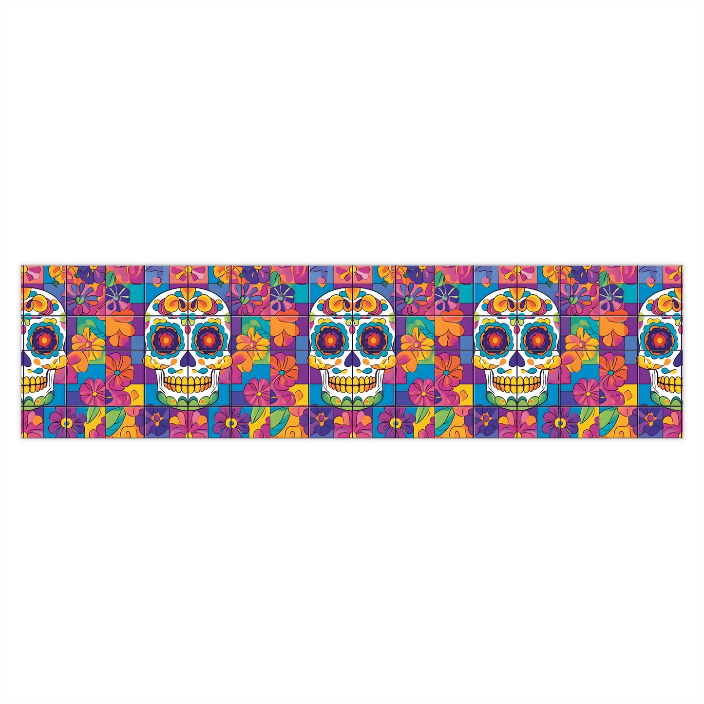 Sugar Skull Bumper Stickers 023 Day of the Dead Dia de Los Muertos, Halloween Decor - Car Decals, Laptop Stickers