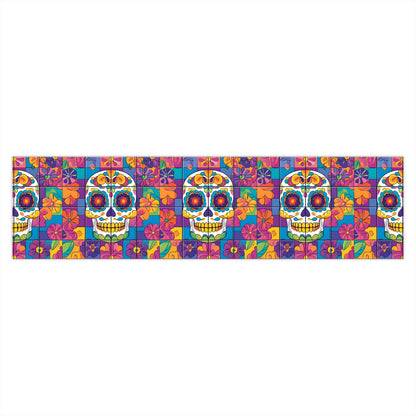 Sugar Skull Bumper Stickers 023 Day of the Dead Dia de Los Muertos, Halloween Decor - Car Decals, Laptop Stickers