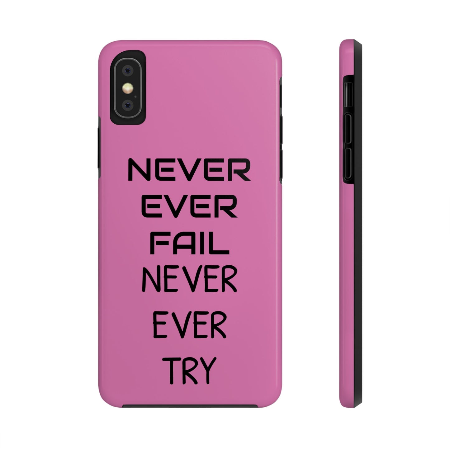 Tough Phone Cases, Just Saying Pink 05 Custom Design Fun Unique Cover, a Gift for Tech Lover