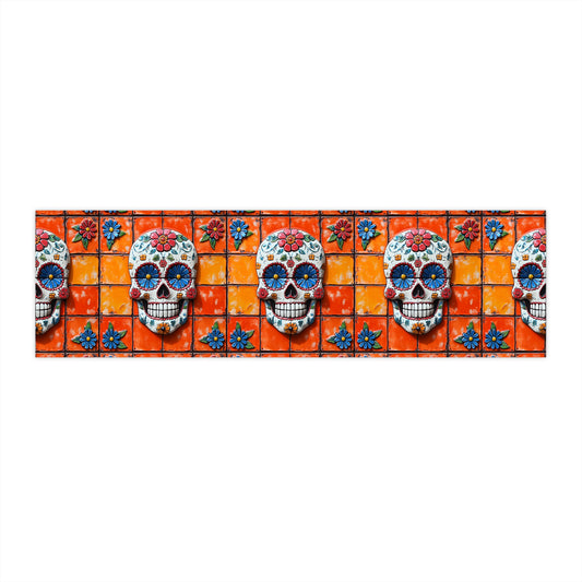 Sugar Skull Bumper Stickers 008, Day of the Dead Dia de Los Muertos, Halloween Decor - Car Decals, Laptop Stickers