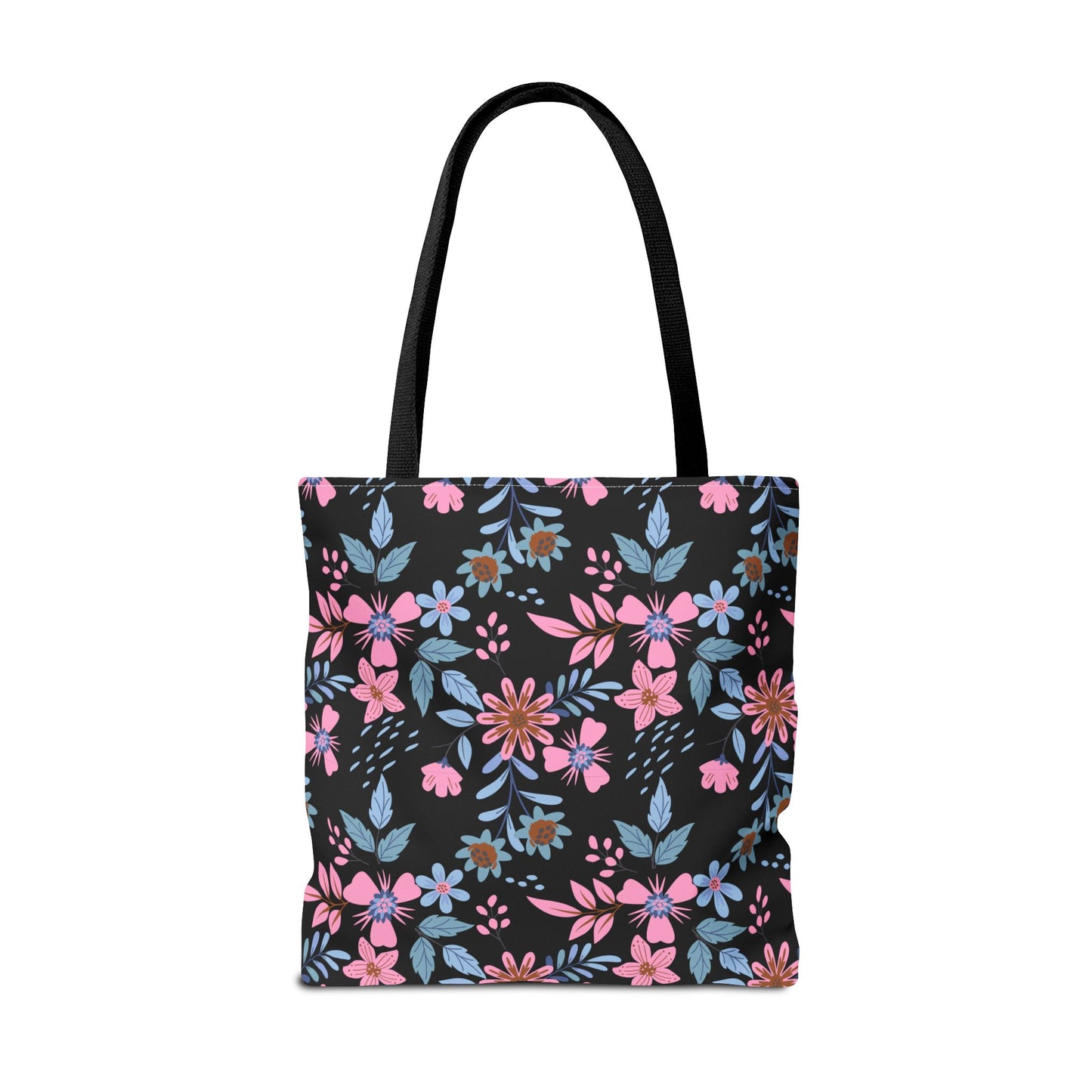 Tote Bag - Floral - Black