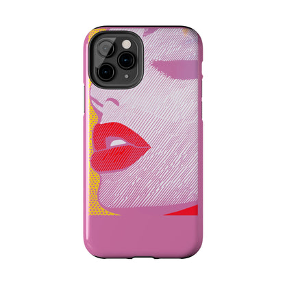 Tough Phone Cases Pop Art Modern Edge 01 Pink