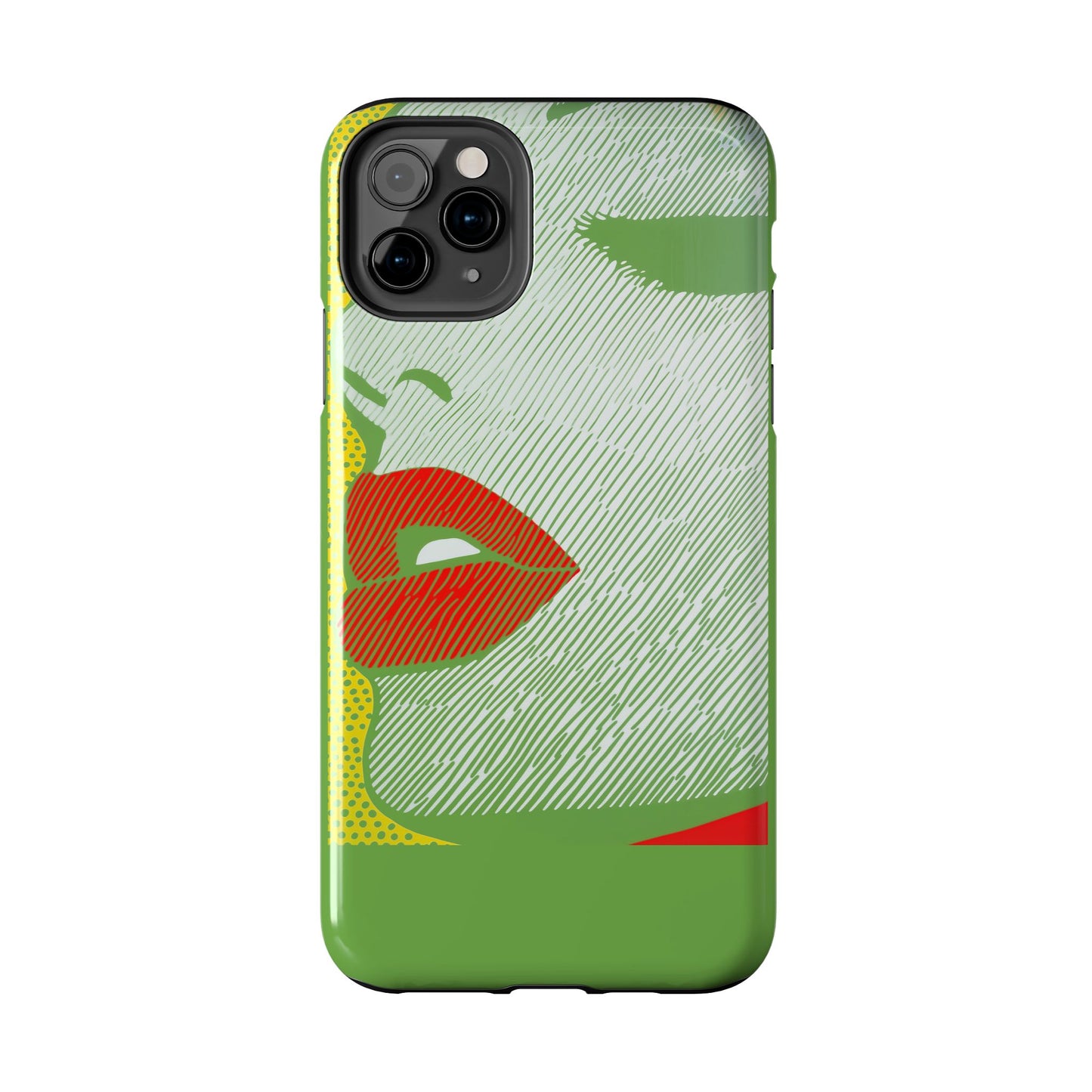 Tough Phone Cases Pop Art Modern Edge 01 Green