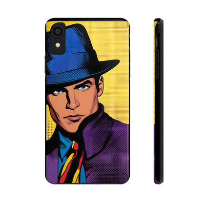 Tough Phone Cases Pop Art Modern Edge Guy Noir 04