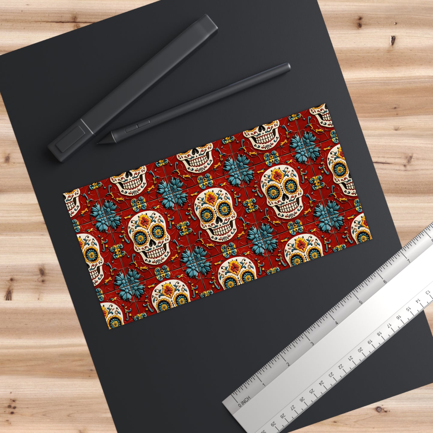 Sugar Skull Bumper Stickers 016 Day of the Dead Dia de Los Muertos, Halloween Decor - Car Decals, Laptop Stickers