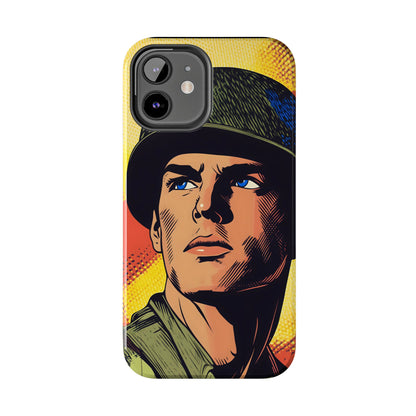 Tough Phone Cases Pop Art Modern Edge Soldier 04