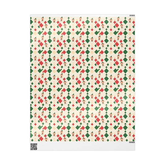 Wrapping Papers Christmas Elves Dance