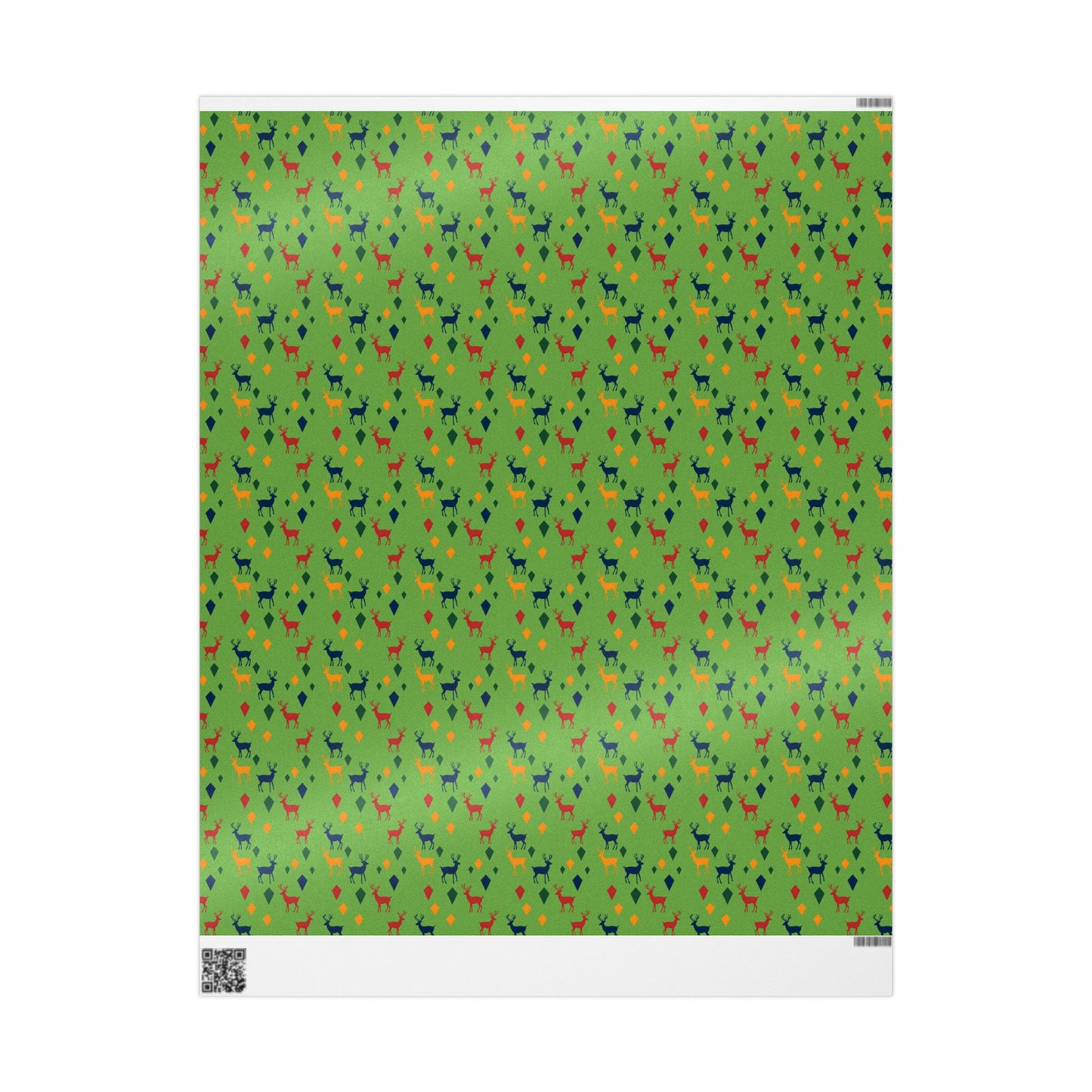 Wrapping Papers Christmas Reindeer Green