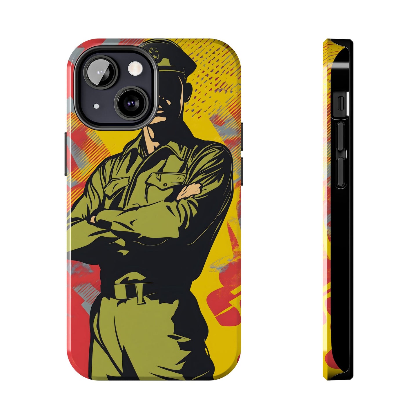 Tough Phone Cases Pop Art Modern Edge Soldier 01