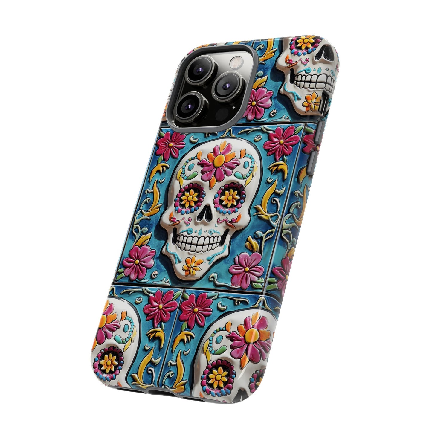 Tough Cases Day of the Dead Dia de Los Muertos Sugar Skull 0001