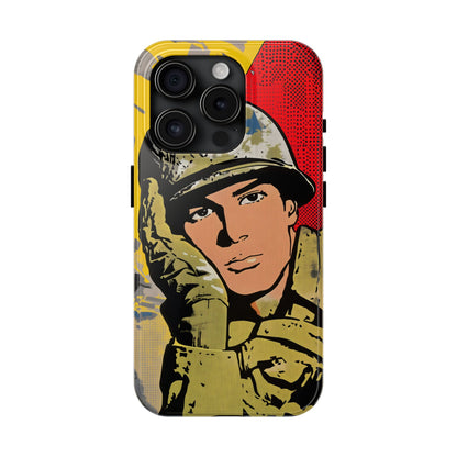 Tough Phone Cases Pop Art Modern Edge Soldier 03