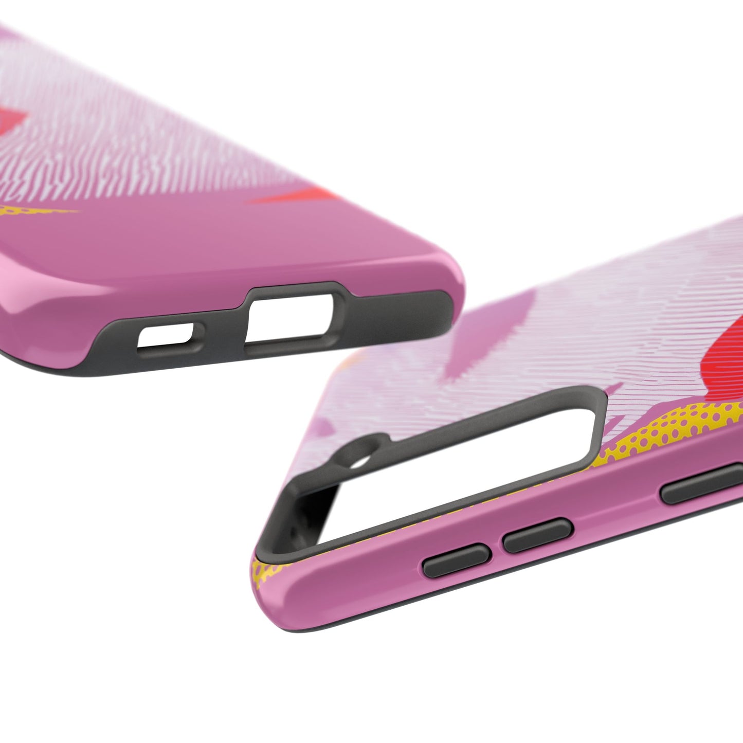 Tough Phone Cases Pop Art Modern Edge 01 Pink