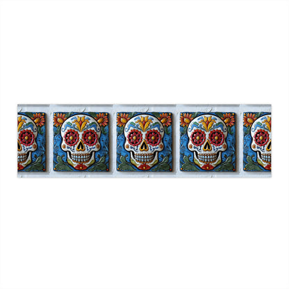 Sugar Skull Bumper Stickers 005, Day of the Dead Dia de Los Muertos, Halloween Decor - Car Decals, Laptop Stickers