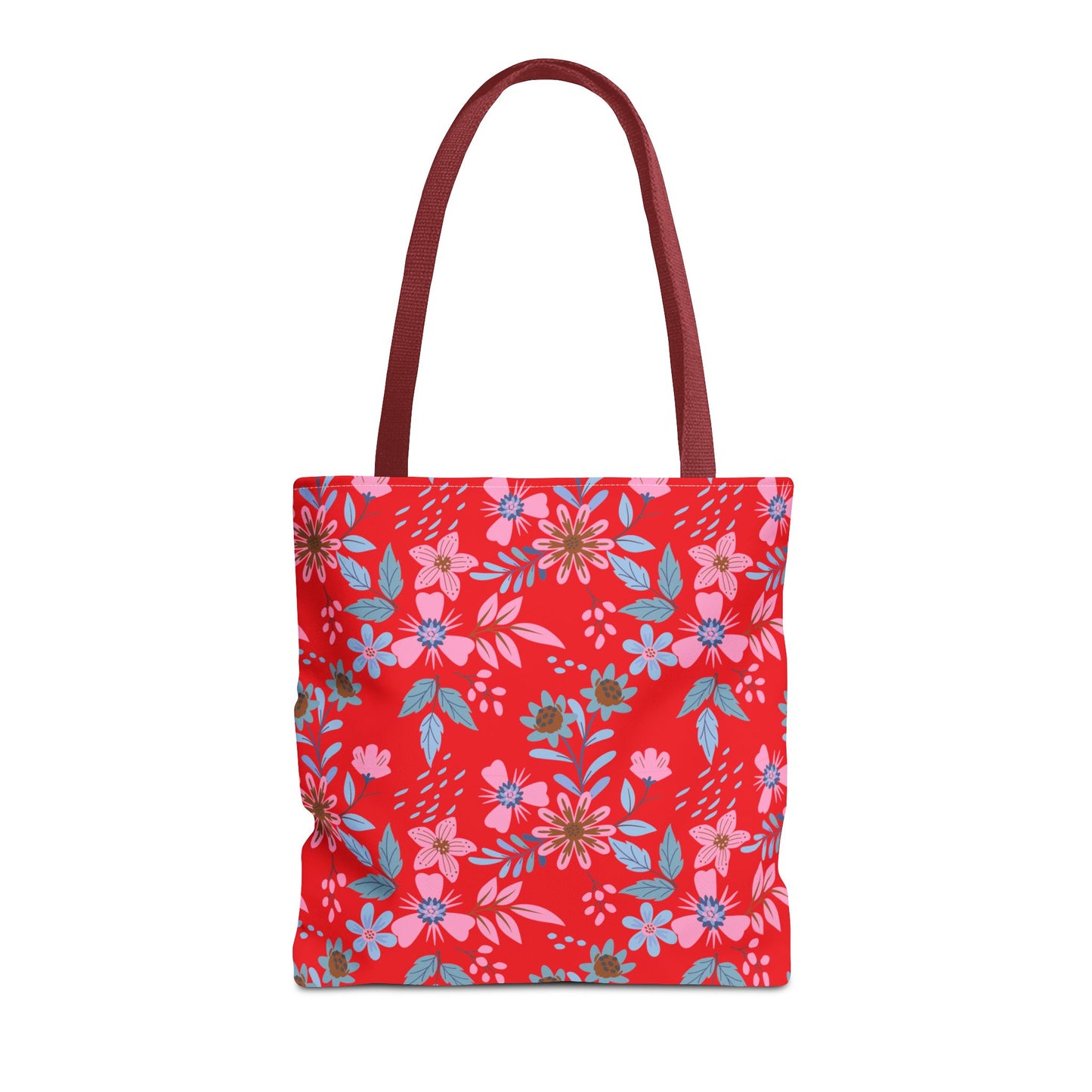 Tote Bag - Floral - Red