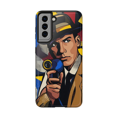 Tough Phone Cases Pop Art Modern Edge Guy Noir 01