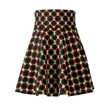 Women's Skater Skirt Diamond Argyle 0004