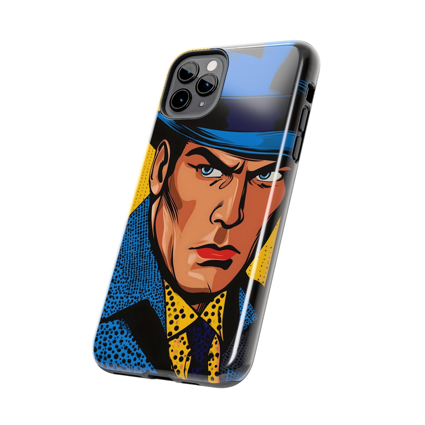 Tough Phone Cases Pop Art Modern Edge Guy Noir 02